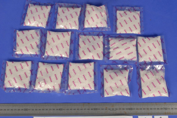 The drugs seized by the AFP had a potential street value of more than $100 million.