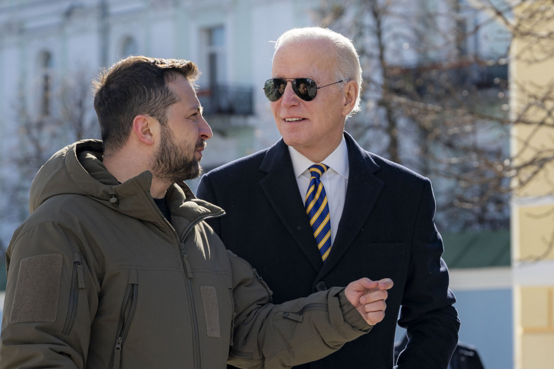 Biden in Ukraine Vladimir Putin was told of Joe Biden visit to Ukraine