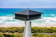 Always the money shot: Victoria's Pole House was built in 2013. 