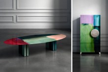 Filippo Carandini creates brightly coloured bespoke cabinetry.
