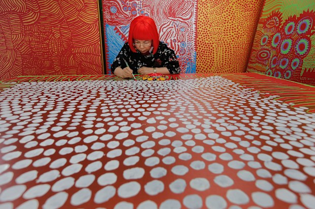 Japanese avant-garde artist Yayoi Kusama in 2012.