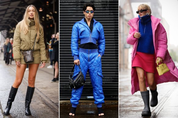 How to wear a puffer jacket and not look like the Michelin Man