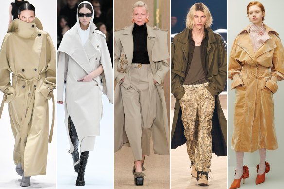Parisian trench coat top