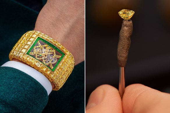 Jacob and co millionaire yellow diamonds 2025