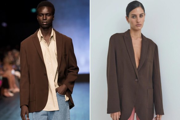 Man wearing clearance woman dress