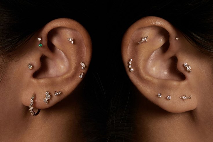 Earrings sales and piercings