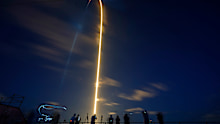SpaceX's first private flight streaked into orbit with two contest winners, a health care worker and their rich sponsor, the most ambitious leap yet in space tourism. A SpaceX Falcon 9 rocket, with four private citizens onboard, lifts off in this time-exposure photo from Kennedy Space Center's Launch Pad 39-A, Wednesday, Sept. 15, 2021, in Cape Canaveral, Fla.