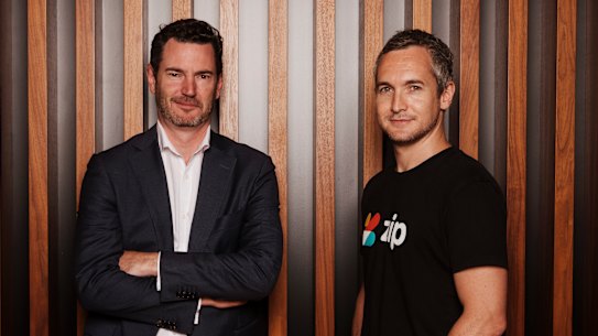 Westpac is parting ways with Zip founders Peter Gray and Larry Diamond with the sale of its stake in the business.