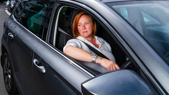 Vanessa Viscontini pays up to $3000 a year in tolls travelling around Sydney for work.