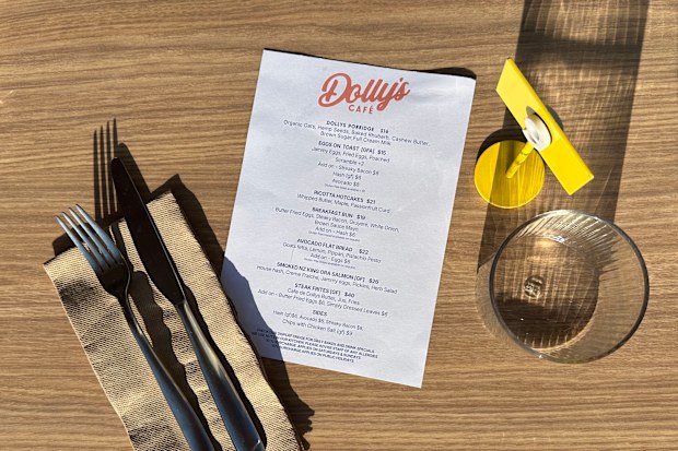 Breakfast at Dolly's Cafe in Mollymook.