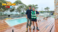 Rick and Tayla’s Outdoor Terrace and Pool week 10 room reveals The Block 2026