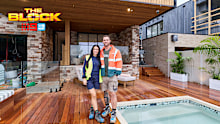 Chantel and Wyatt’s Outdoor Terrace and Pool week 10 room reveals The Block 2026