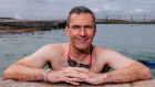 Fraser McNaughton at North Curl Curl rock pool in Sydney.
