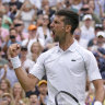 Djokovic battles back to beat Sinner and reach semi-finals