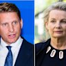 Liberal frontbencher Andrew Hastie and leader Sussan Ley.