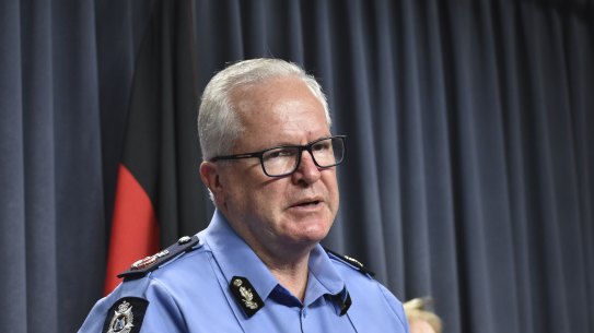 WA Police Commissioner Chris Dawson.