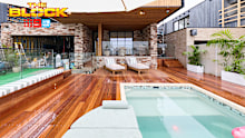 Chantel and Wyatt’s Outdoor Terrace and Pool week 10 room reveals The Block 2026
