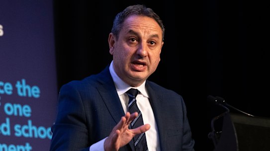 NSW Education Department secretary Murat Dizdar at the SMH Schools Summit last month.