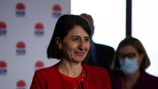 NSW Premier Gladys Berejiklian, at a press conference about the easing of restrictions in NSW.