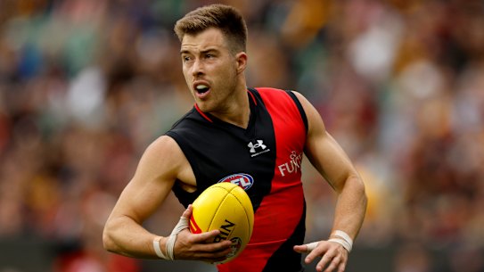 Lead by example: New Essendon captain Zach Merrett.