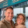 Lee Elliott and Georgia Love in Saudi Arabia on March 17. 