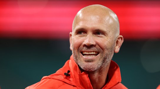 Mark McVeigh coached against his former club and potential future employers on Sunday.