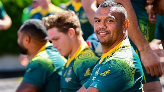 What's missing? The 2019 Wallabies Indigenous jersey at the Rugby World Cup.