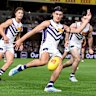 Murphy Reid in action for the Dockers.