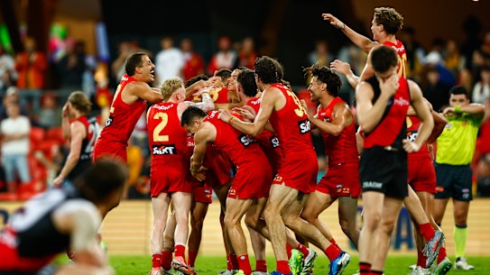 Gold Coast Suns have qualified for their first finals series.