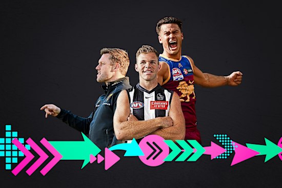 Sam Mitchell, Dan Houston and Cam Rayner.