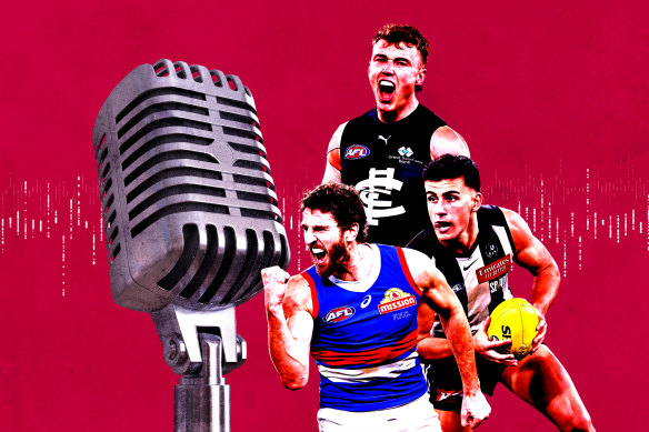 Marcus Bontempelli, Patrick Cripps and Nick Daicos were among the AFL stars picked in the Real Footy podcast super draft.