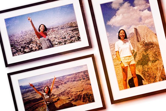 Maggie Zhou during her US adventure.