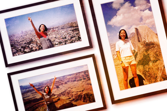 Maggie Zhou during her US adventure.