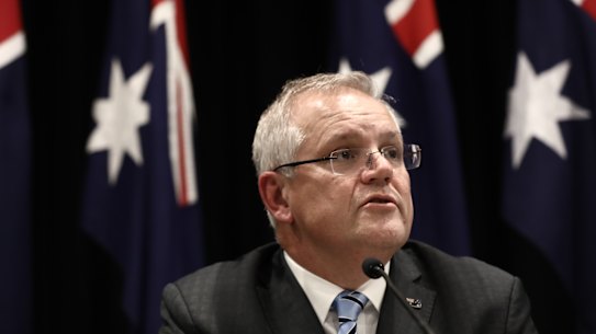 Prime Minister Scott Morrison on Friday. 