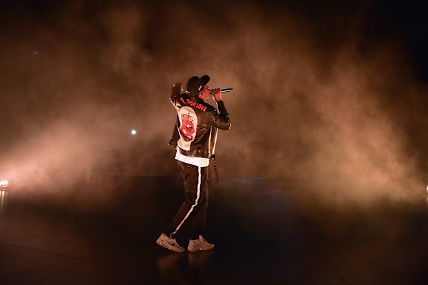 MIAMI, FL - NOVEMBER 12:  Jay Z  performs at the American Airlines Arena on November 12, 2017 in Miami, Florida.  (Photo by Gustavo Caballero/Getty Images)