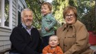 Rob and Libby McLeod provide regular care to their nine grandchildren, including Joey, 3, and Teddy, eight months.