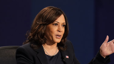Senator Kamala Harris, a Democratic Vice Presidential candidate.