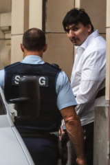 James Gargasoulas leaving the Supreme Court in January 2019. 