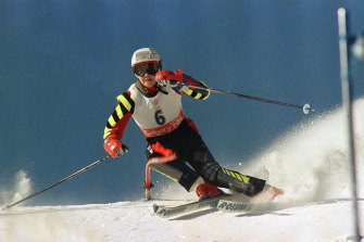 Hundreds of people had been searching for Blanca Fernandez Ochoa, pictured here competing in 1988.