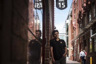 International student Calvin Fernando says it was surreal to finally set foot in Melbourne.