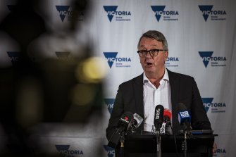 Victorian Health Minister Martin Foley. 