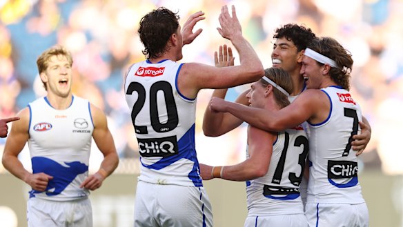 North Melbourne comfortably defeated Richmond to enhance their claims for a wildcard finals berth.