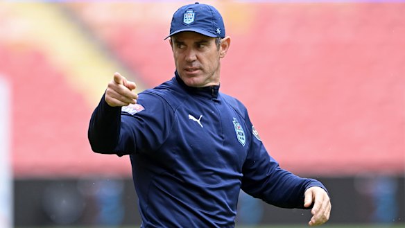 NSW coach Brad Fittler ahead of the 2022 State of Origin decider.