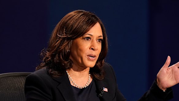 Democratic vice-presidential candidate Senator Kamala Harris.