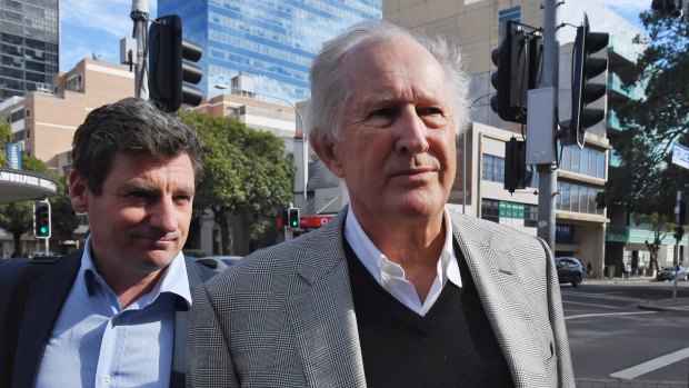 John Marshall (right) allegedly headbutted his neighbour Peter Higgins. 