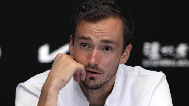 Daniil Medvedev and Russia won’t take part in the Davis Cup.