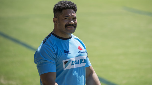 He's back: Tatafu Polota-Nau arrived in Sydney on Monday morning and could play off the bench at the SCG on Saturday night.