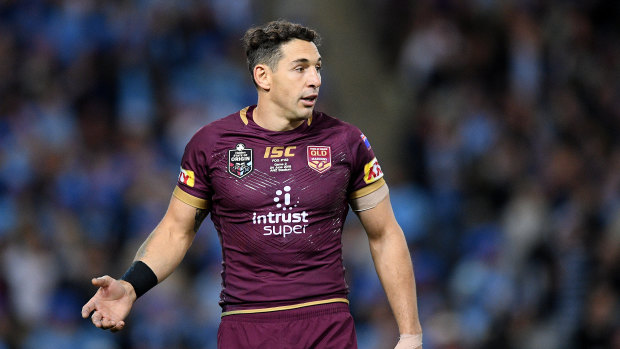 For the last time: Maroons legend Billy Slater.