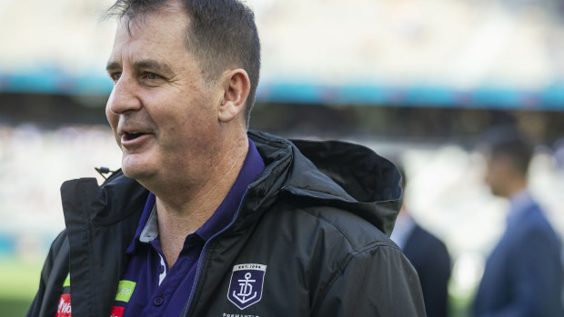 Season 2018 has been one Dockers coach Ross Lyon would like to see the back of.