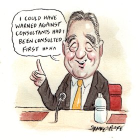 Graeme Samuel reckons consultants are a waste of money.